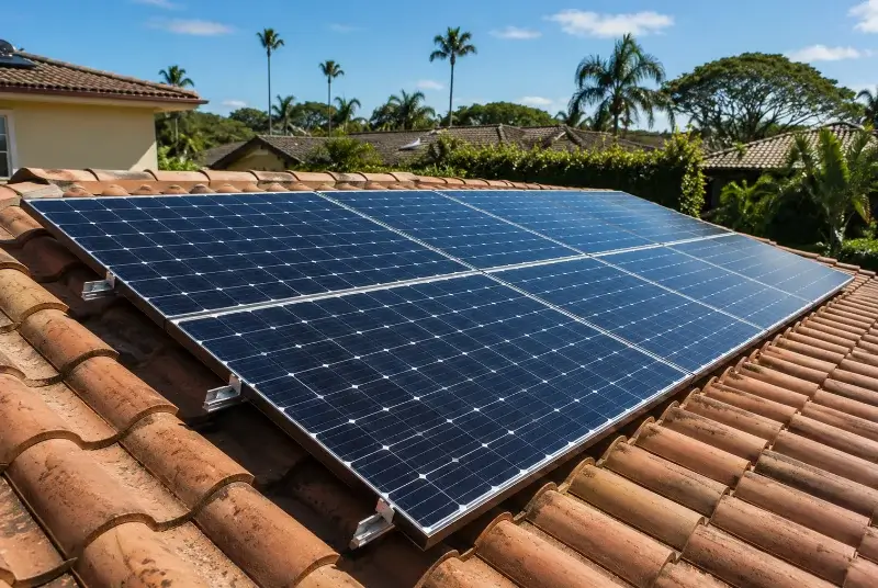 Installation de panneaux solaires à Roaillan